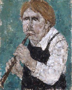 Akira Tanaka | Le joueur de flûte, 1980